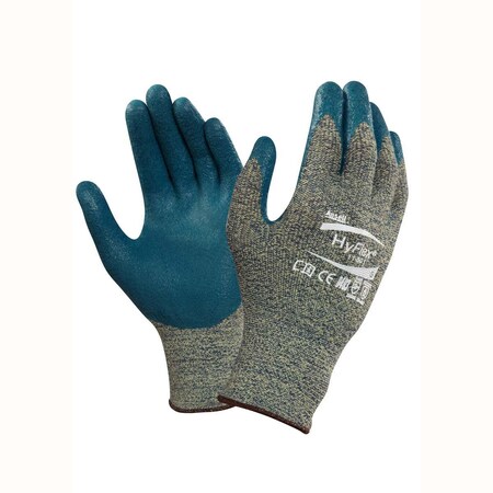 Ansell Hyflex, 13G Sil. Free Intercept Technology Liner, 100% Nitrile Palm Coat, Sz11 11-501-6